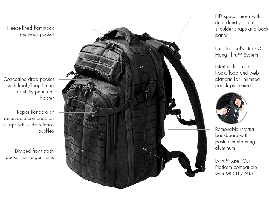 First Tactical Tactix HalfDay Plus Backpack 27L bangkoktactical
